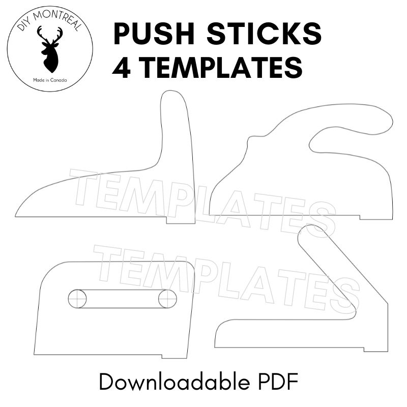 Push Sticks Printable Templates 4 Designs DIY Montreal