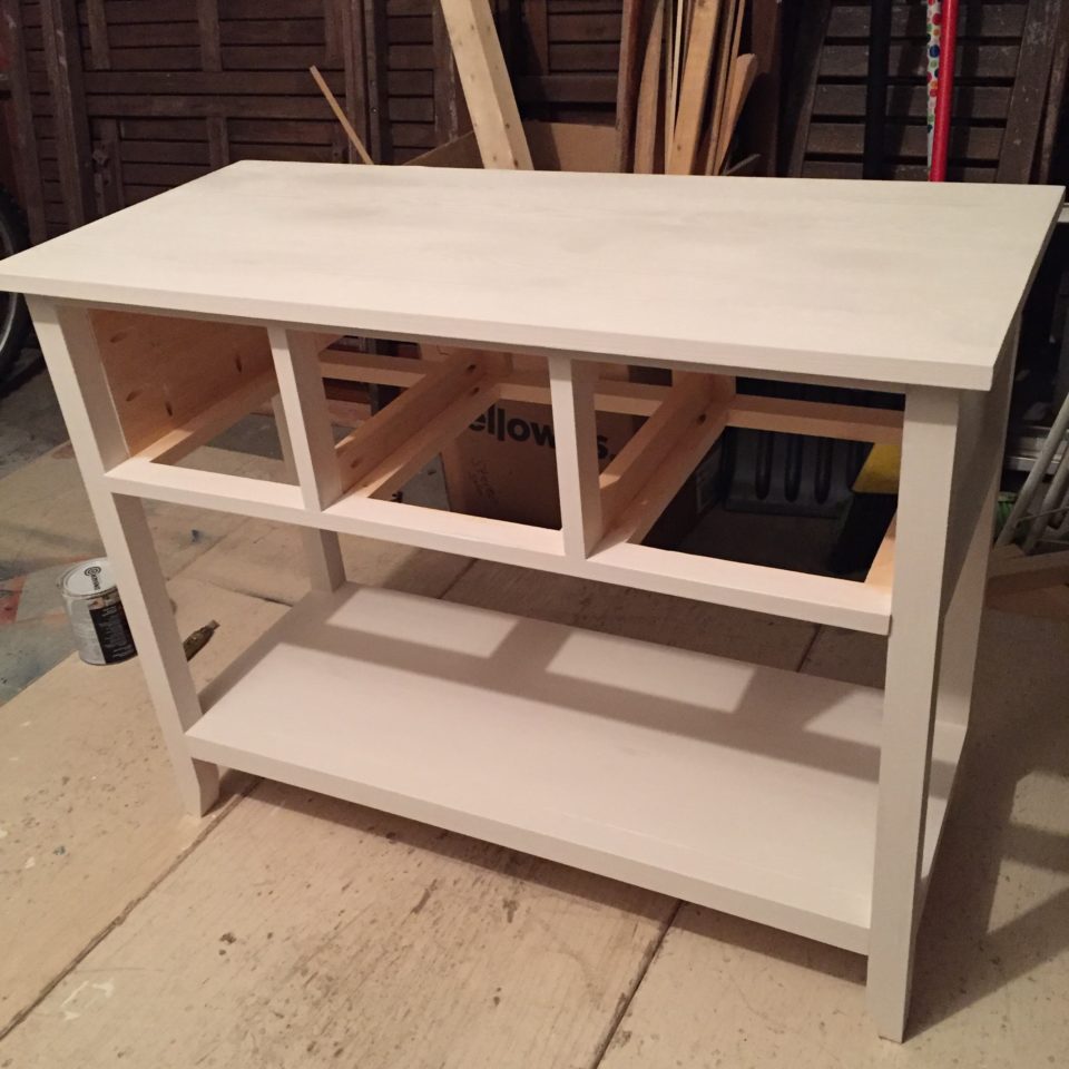 3 drawer mini console table | DIY Montreal