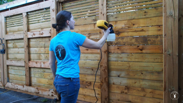 How to Seal and Stain a Fence with a Sprayer | DIY Montreal