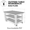 Mobile Outfeed Table / Workbench | PDF Build Plans | DIY Montreal