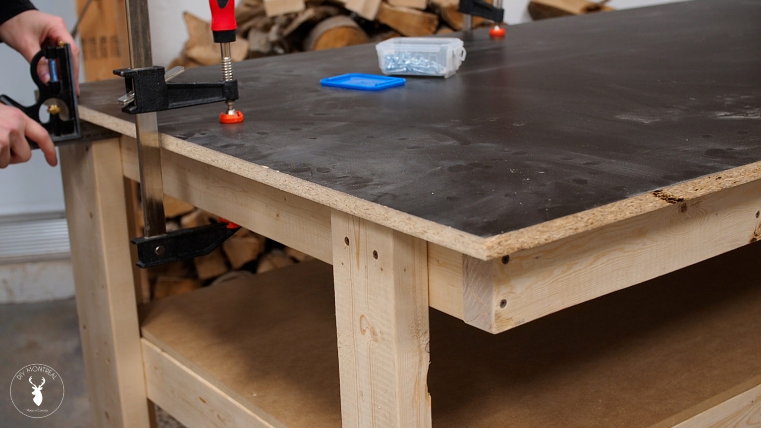 Outfeed Table / Workbench Mobile & Leveling DIY Montreal