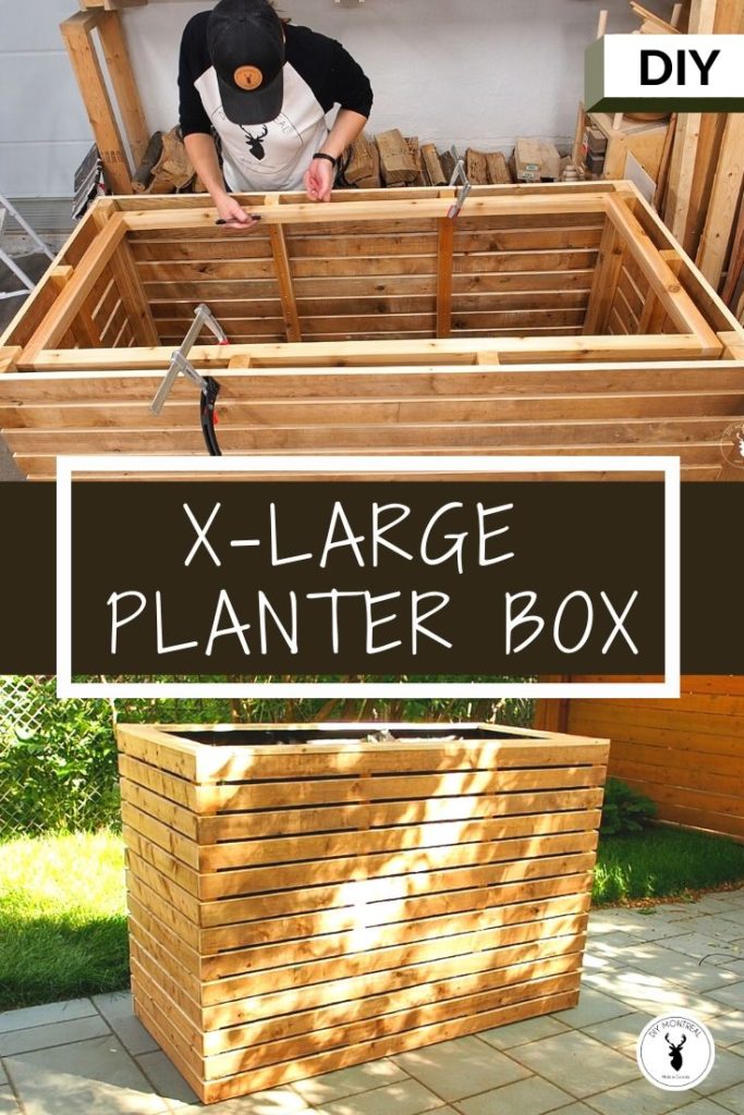 DIY planter box raised | with plans | Montreal