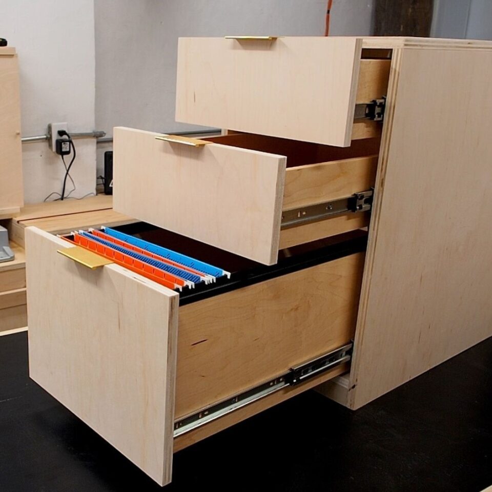 Drawer Cabinet | Office Build | PDF Build Plans | DIY Montreal