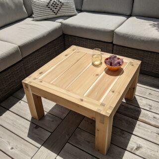 Castle Joint Coffee Table | PDF Build Plans | DIY Montreal