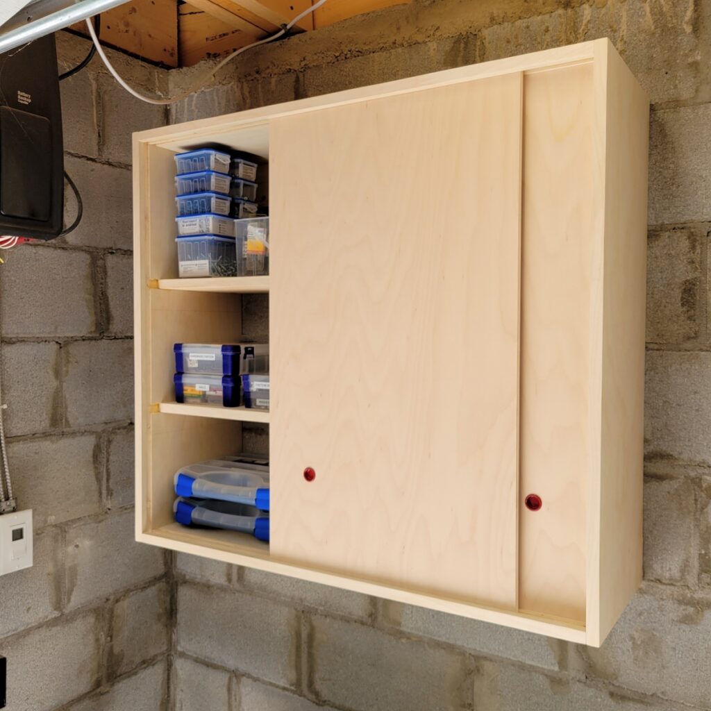 DIY Wall Cabinet With Sliding Doors 1024x1024 