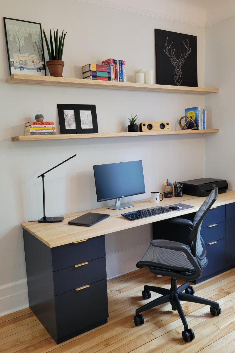 Solid Wood Floating Shelves | DIY Montreal