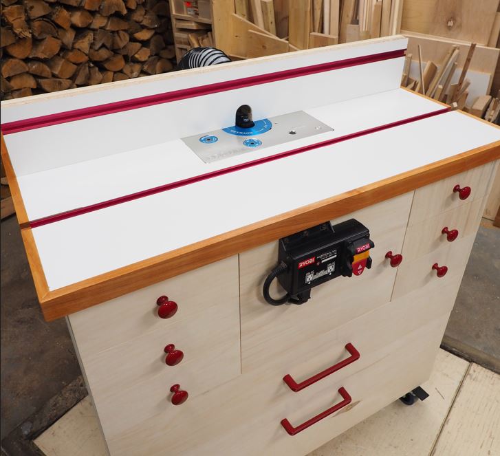 Router Table Cabinet Plans — 3x3 Custom