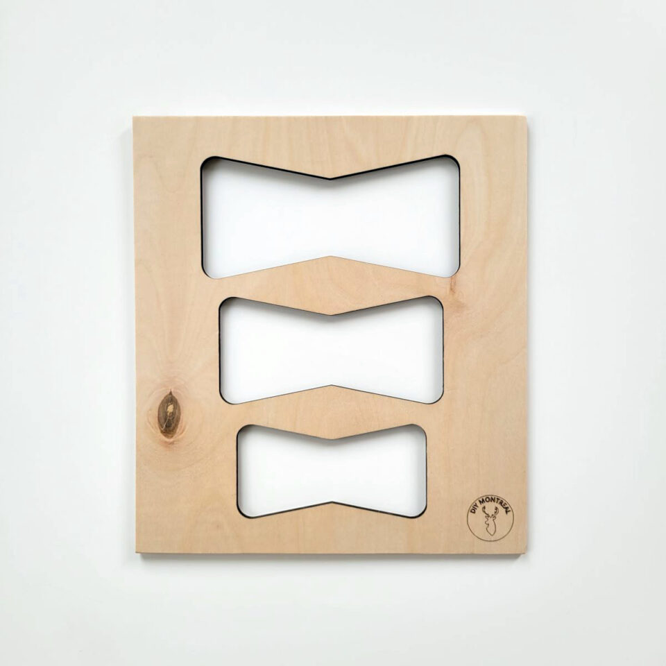 Bow Tie Inlay Router Template DIY Montreal